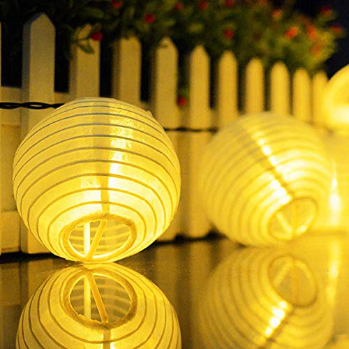 Novelty Place 10 inch White Paper Lanterns (Pack of 10) - Great Chinese/Japanese Home, Party & Wedding Decorations - Image 5