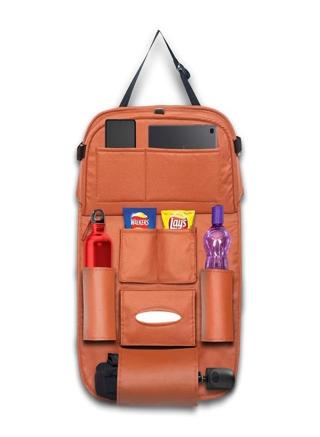 Auto Oprema Car Storage Organizer 1 PCS, Car Backseat Organizer for Kids Durable Waterproof Oxford Fabric with Touchable Tablet Holder 8 Mesh Pockets - Image 3