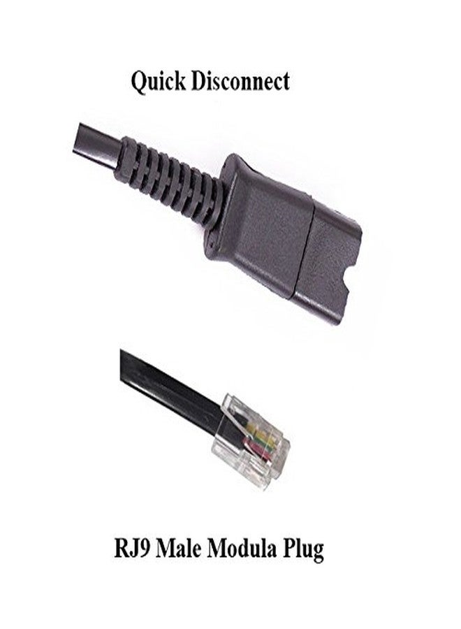محول سماعة الرأس U10، 26716-01 لتوصيل مقبس RJ9 المعياري لهواتف سيسكو بسماعات الرأس ذات الفصل السريع من سلسلة Plantronics H - Image 4