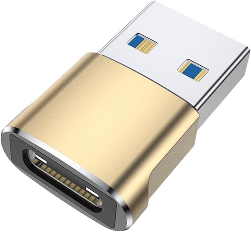 USB 3.0 to USB C Female Adapter Converter Aluminum for Computer Phone Tablet - Image 1
