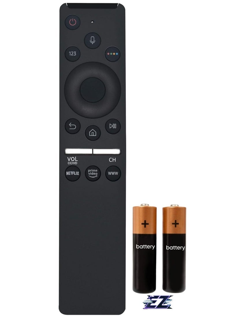 PopZa Replacement Remote Control BN59-01312M Compatible with Samsung 4K Smart TV UN50RU7450G UN55RU7450G UN65RU7400G UN50RU7450 UN55RU7450 UN65RU7400 UN49RU8200 UN49RU8000 UN555RU82 00 Q70R Q80R Series with battery - Image 1
