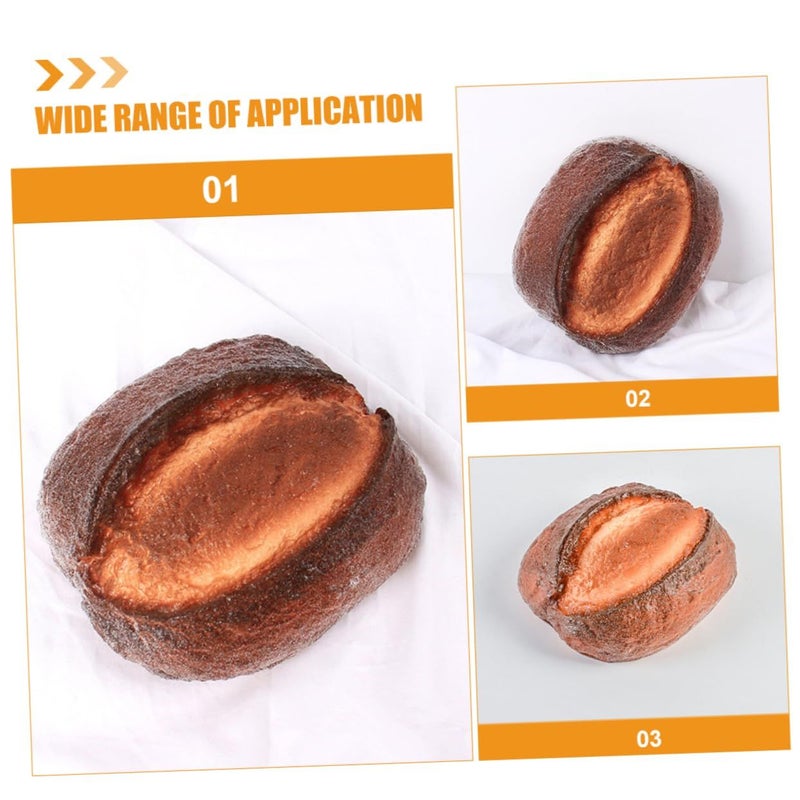 Miniature Realistic Simulation Bread Model Faux Food Decor 8 Piece Set - Image 5