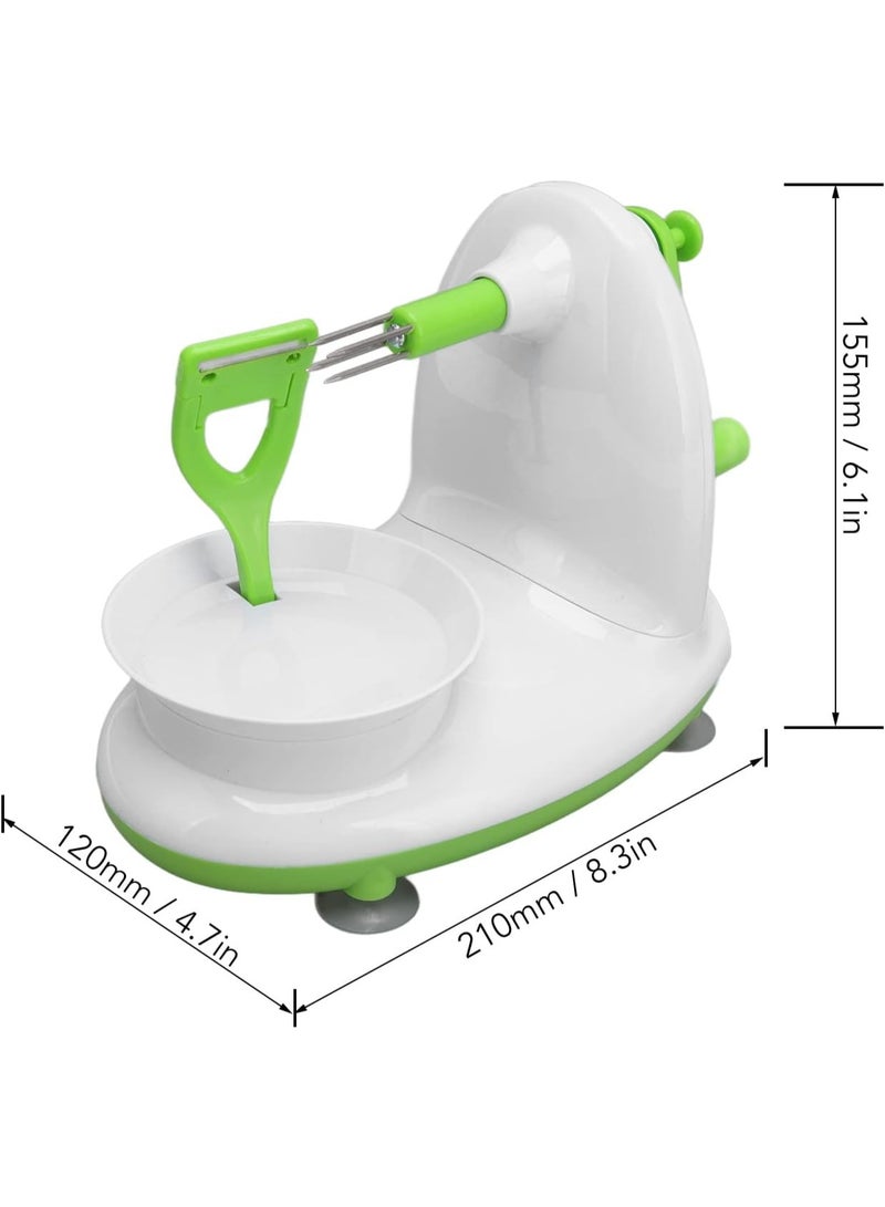 DubaiGallery Manual Apple Peeler Slicer and Corer, Easy to Use Fruit Peeling Machine with Rotating Handle, Kitchen Cutting Tool for Quickly Peeling, Coring and Slicing Apples, Pears and Similar Fruits - Image 3