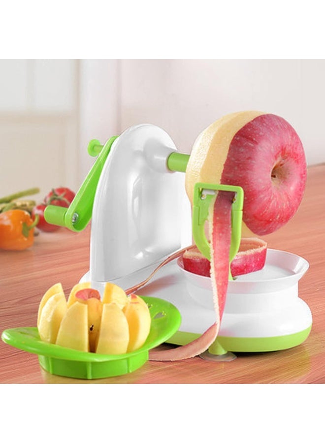 DubaiGallery Manual Apple Peeler Slicer and Corer, Easy to Use Fruit Peeling Machine with Rotating Handle, Kitchen Cutting Tool for Quickly Peeling, Coring and Slicing Apples, Pears and Similar Fruits - Image 2