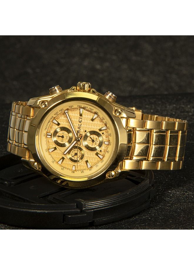 HALEI Harley Men's Business Waterproof Quartz Watch - Image 5