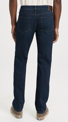 PAIGE Men's Normandie Transcend Straight Jeans, Cellar, Blue, 31 - Image 3