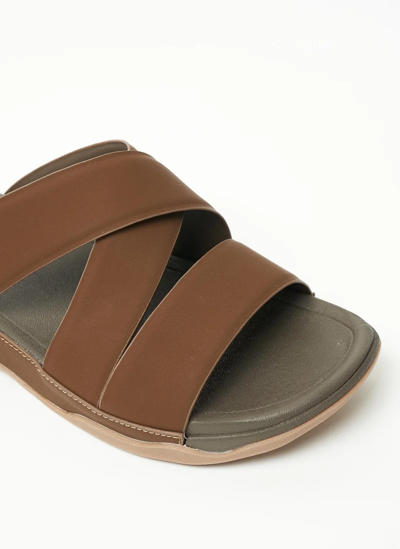 Geoomnii Geoomnii Mens Arabic Sandals Brown