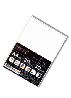 Author Photo Copy Paper A4 80Gsm 50 Sheet, Ideal for Laser, Inkjet, And Copiers and suitable for a wide range of applications, Office,School and Home use - pzsku/ZF246C2063F7FD8C1EBAEZ/45/_/1711640602/f5882de4-dc21-422a-94f0-00857c9d2325