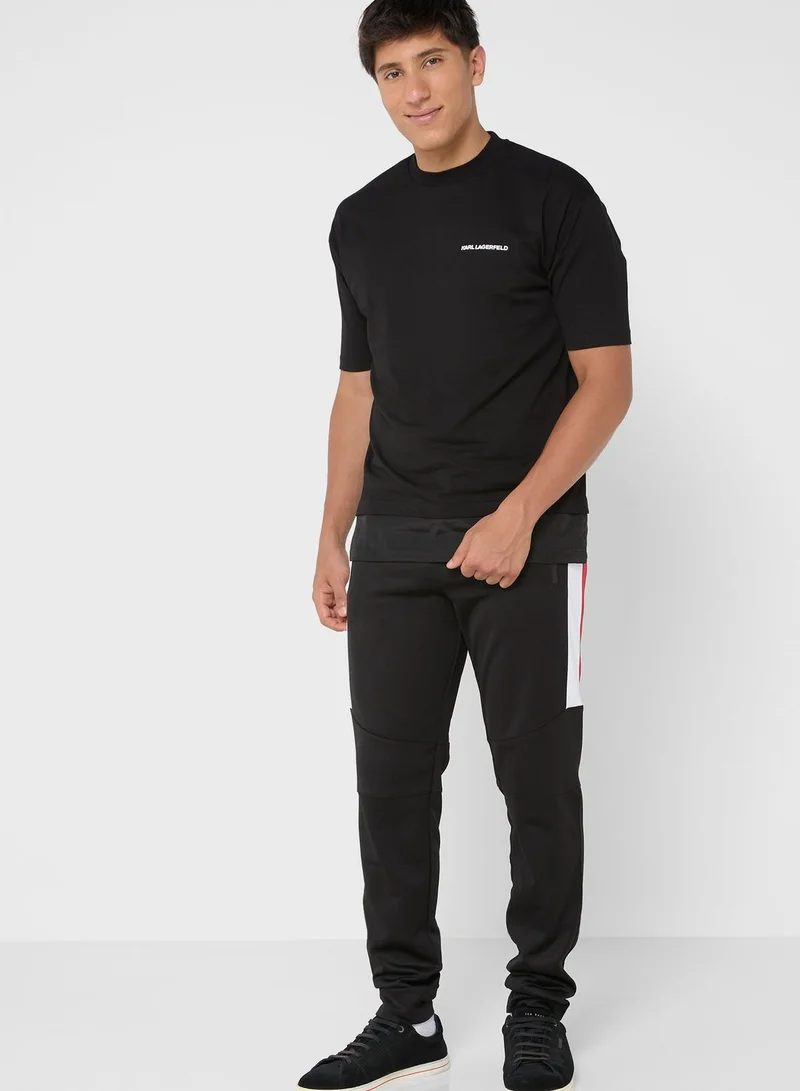 Karl Lagerfeld Logo Crew Neck T-Shirt