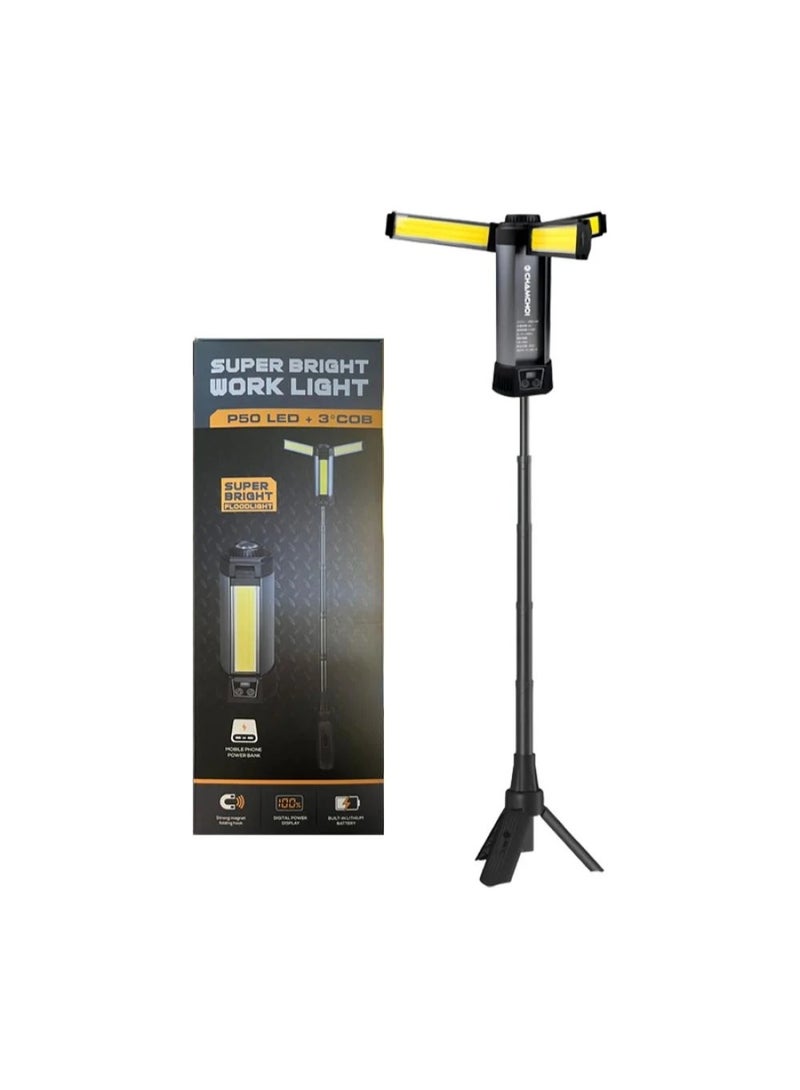 Biki Ultra-Bright Foldable LED Camping Light with Power Bank - Image 3