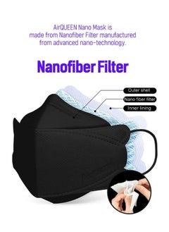 Air QUEEN Air QUEEN 3 Layer Nano Filter Mask for Adults  - Image 2