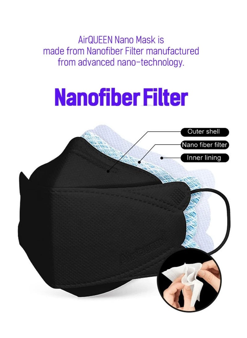 Air QUEEN 3 Layer Nano Filter Mask for Adults