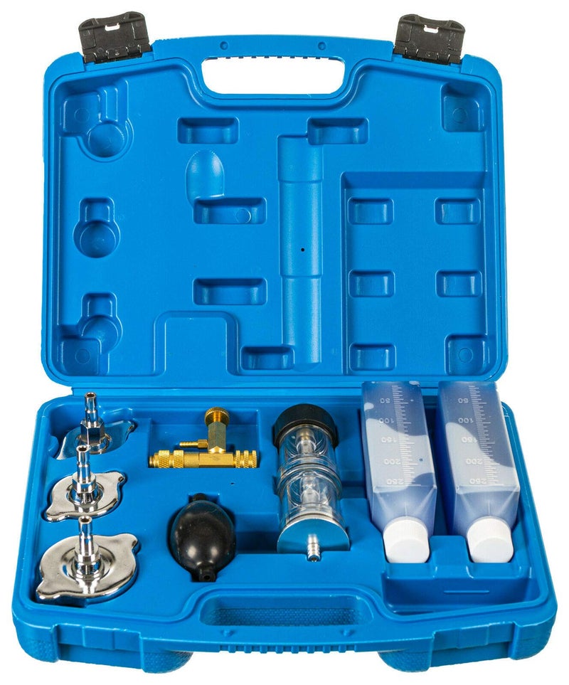 RELD Professional Head Gasket Tester Combustion Leak Test Kit Detector CO2 with Box and 17oz CO2 Reaction Liquid - Image 1
