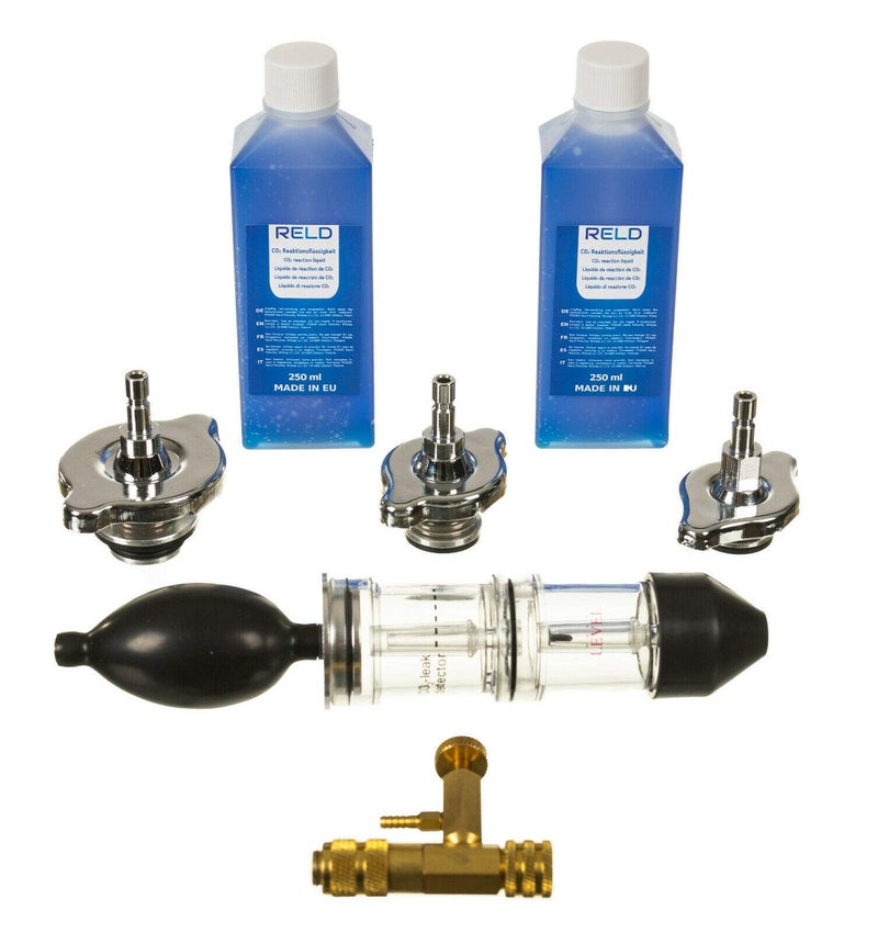 RELD Professional Head Gasket Tester Combustion Leak Test Kit Detector CO2 with Box and 17oz CO2 Reaction Liquid - Image 3