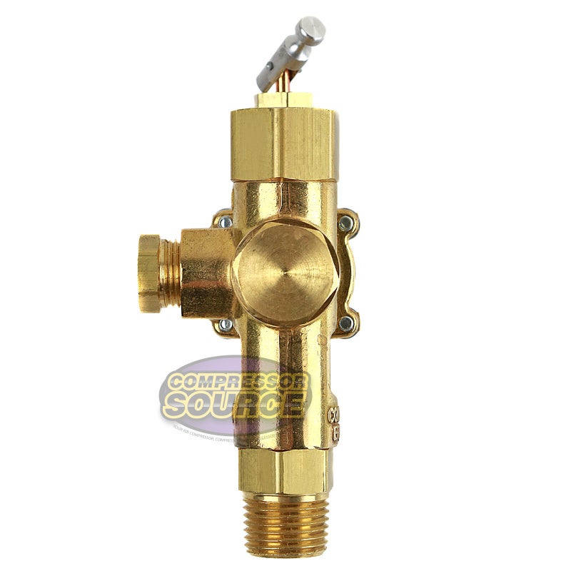 conrader Air Compressor Pilot check valve unloader combination gas discharge 95-125 1/2" FPT TOP INLET X 1/2" MNPT OUTLET FOR GAS COMPRESSORS - Image 5