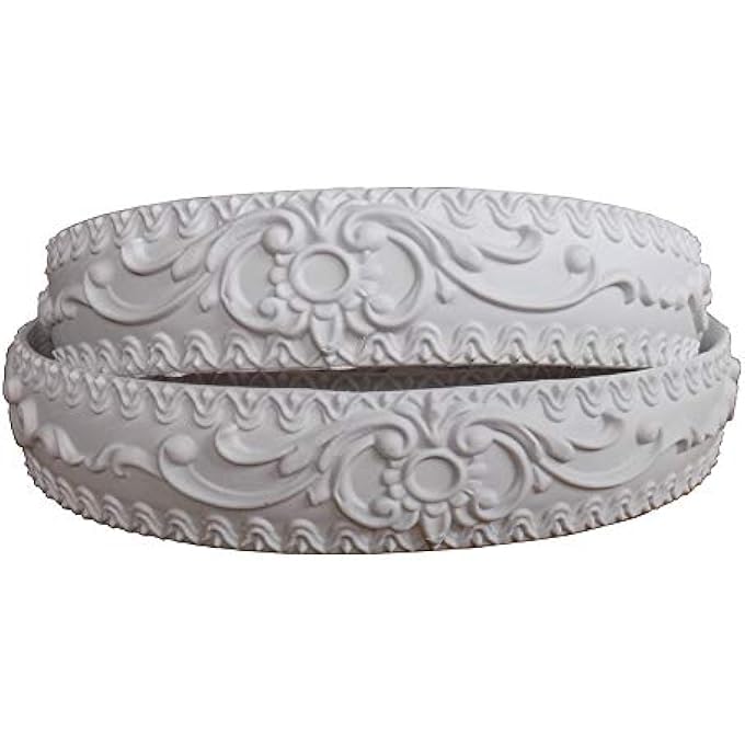 FLEXIBLE MOULDING CEILING CROWN MOLDING TRIM VERANDA VINYL FURNITURE HOME DECOR 1.4"X115" WINDOW WARDROBE WALL NO PAINT - Image 1