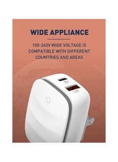 إل دينو LDNIO A2425C Type-C شاحن سريع/شاحن حائط/شاحن سفر PD + QC LED مصباح وشاحن سريع الولايات المتحدة/الاتحاد الأوروبي/المملكة المتحدة رائجة البيع بالجملة شاحن محمول.  - Image 5