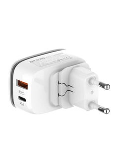 إل دينو LDNIO A2425C Type-C شاحن سريع/شاحن حائط/شاحن سفر PD + QC LED مصباح وشاحن سريع الولايات المتحدة/الاتحاد الأوروبي/المملكة المتحدة رائجة البيع بالجملة شاحن محمول.  - Image 2
