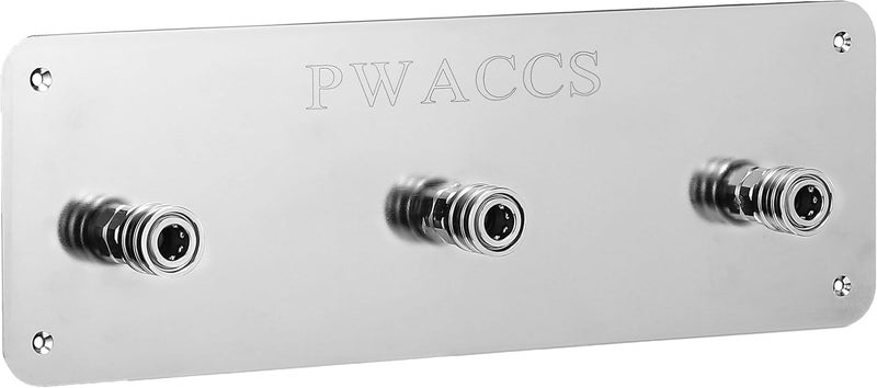 PWACCS حامل بندقية الرغوة – حامل لطرف فوهة غسالة الضغط | قابل للتثبيت على الجدار، مصنوع من الفولاذ المقاوم للصدأ، يتناسب مع موصلات سريعة بقطر 1/4 بوصة، رف تخزين لملحقات غسالة الضغط - Image 1