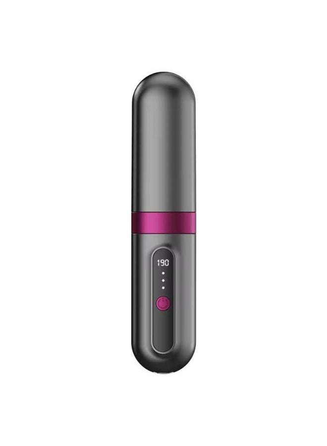 فرشاة فرد الشعر القابلة للشحن عبر USB، تسخين ببطارية PTC، عناية بالأيونات السلبية، لوح سيراميك مقاوم للحروق، بطارية ليثيوم 4000 مللي أمبير، الخيار المثالي للنساء والرجال - Image 1
