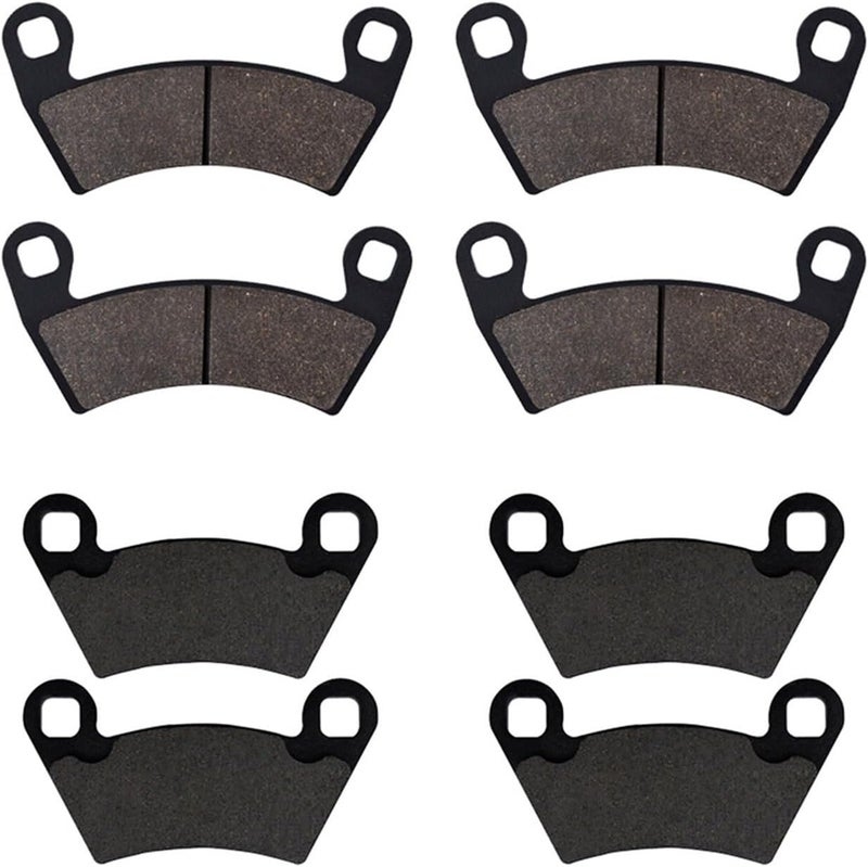 QASULER Motorcycle Brake Pads for Polaris RZR XP - Image 1