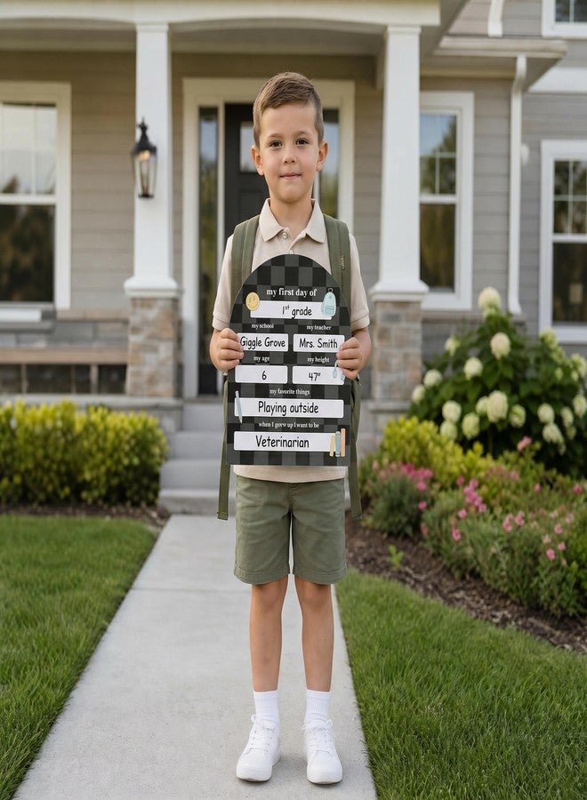 ZICOTO Beautiful First and Last Day of School Board Sign - Modern and Large Back to School Sign for Lasting Memories - Perfect Dry-Erase Photo Prop for Kindergarten - Image 4