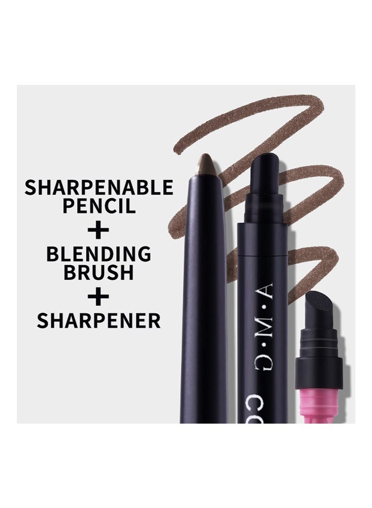 اي ام جي قلم تحديد العيون Colorpen حتى 24 ساعة ، محدد للماء ، مقاوم للتلطخ ، مكياج العيون مع مبراة مدمجة #01Black - Image 2