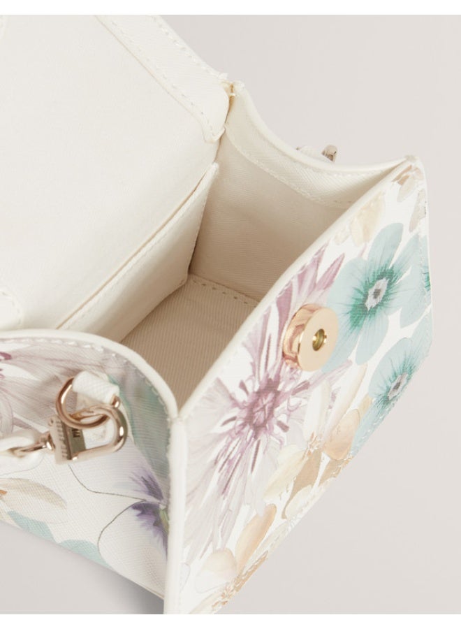 Ted Baker Petal Print Mini Top Handle Rose Detail - Image 5