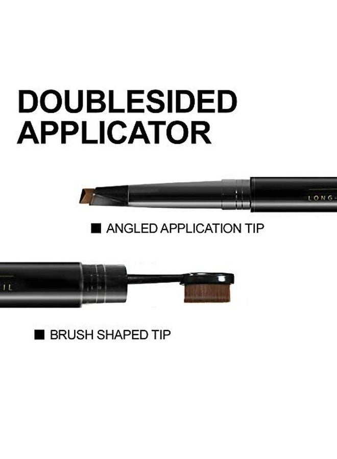 Shills Professional Eyebrow Pencil Eyebrow Color Long Lasting Eyebrow Pencil Eyebrow Brown Pencil Makeup Waterproof Brow Pencil 2 Count (2 Flax Brown) - Image 4