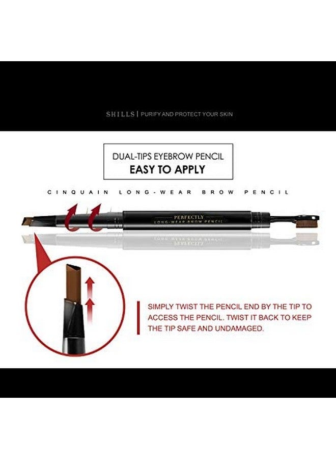 Shills Professional Eyebrow Pencil Eyebrow Color Long Lasting Eyebrow Pencil Eyebrow Brown Pencil Makeup Waterproof Brow Pencil 2 Count (2 Flax Brown) - Image 5