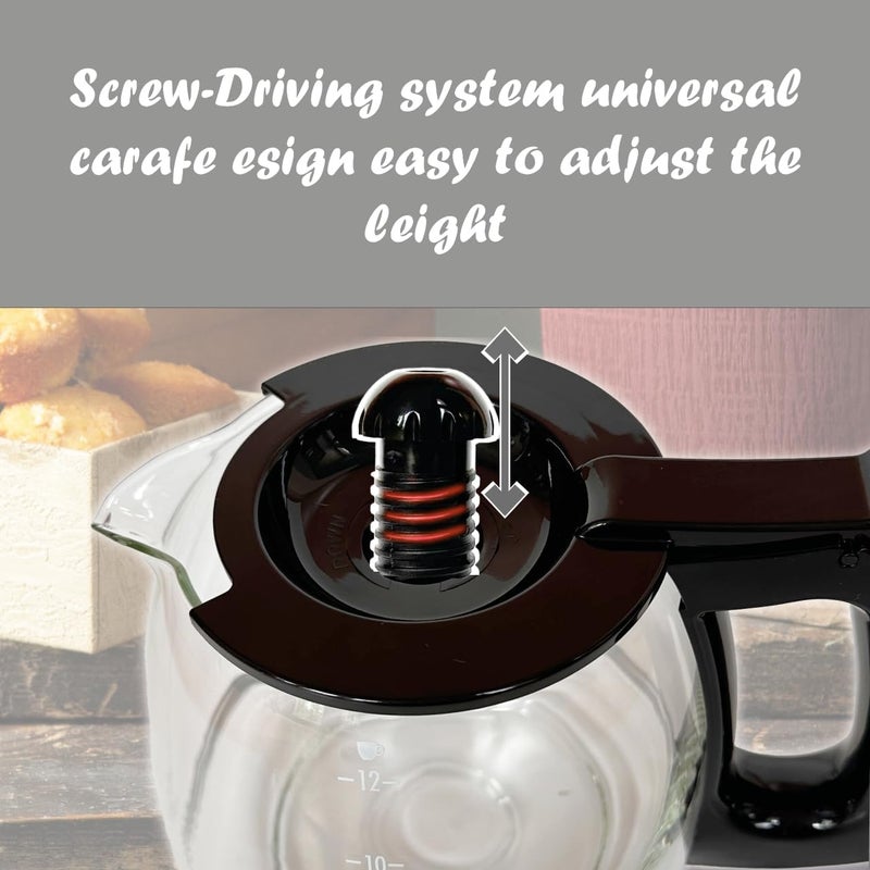 CUPALL Carafe for Black and Decker 12-CUP Coffee Maker, - Image 2