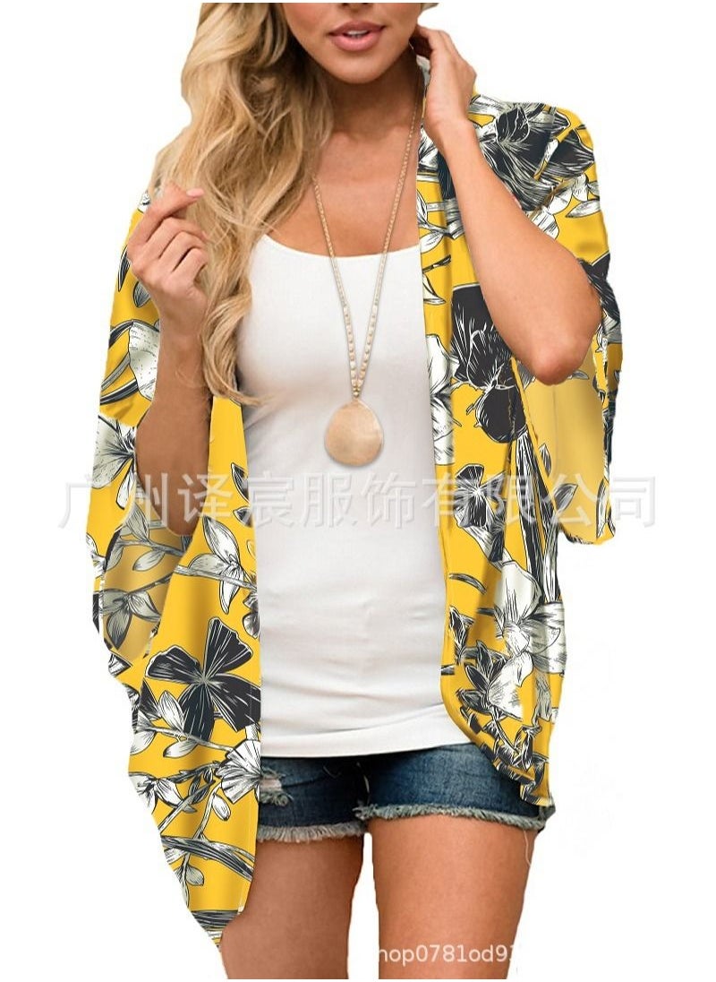 Loquat - Women's Sun Protection Blouse Print Cardigan - Image 1
