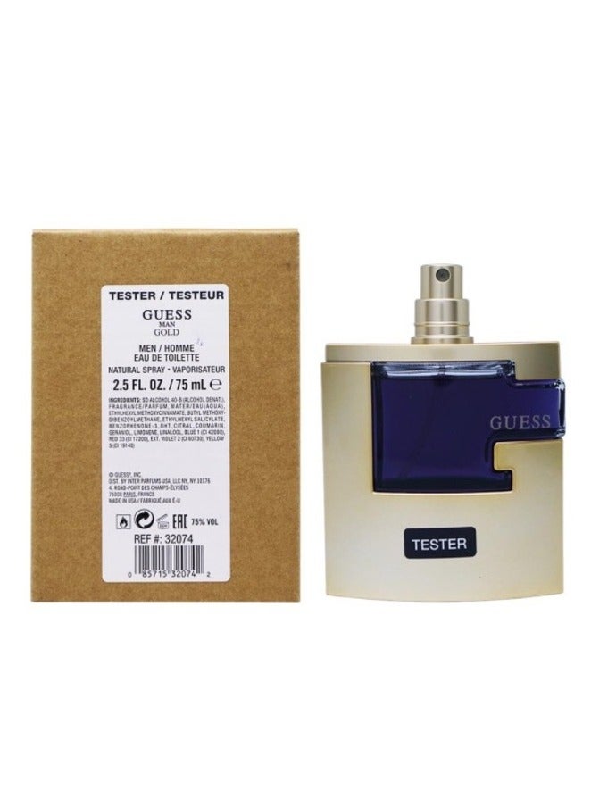 GUESS (Tester) Guess Gold Men Eau de Toilette 75ml
