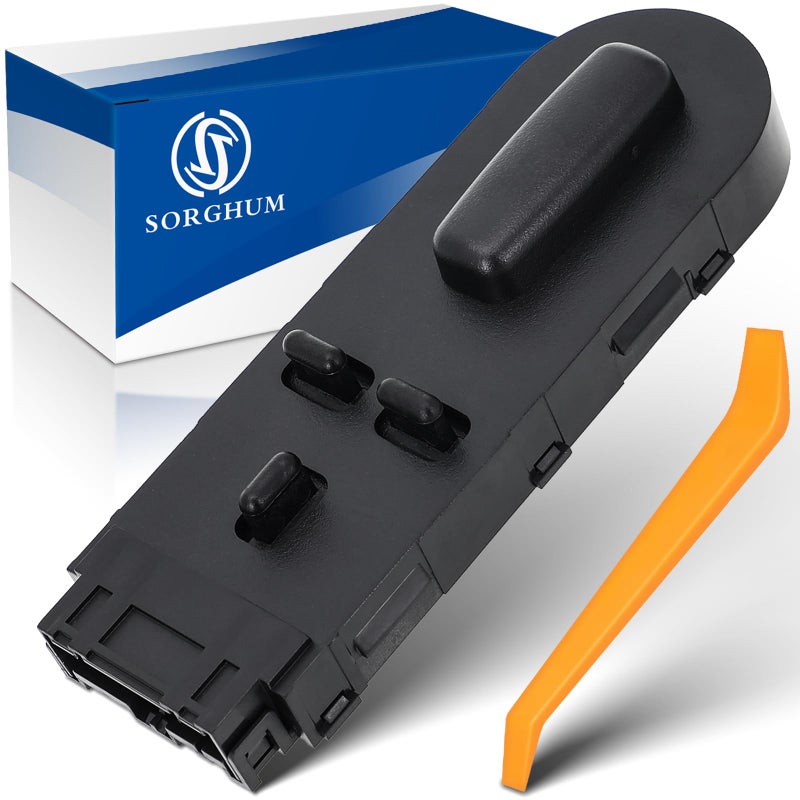 SORGHUM Power Seat Switch Driver Side Adjustment Switch Control LHRH Compatible with 1997 1998 1999 2000 2001 2002 2003 2004 Chevrolet C5 Corvette 14 Pins Replace 12135158 - Image 3