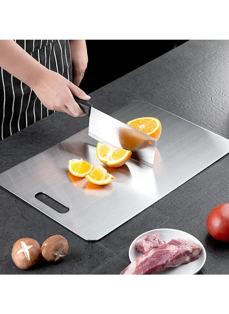 2mm Thick Cutting Board for Kitchen,304 Stainless Steel Cutting Board,Double-Sided Food Grade Cutting Board Thickened,304 Stainless Steel Cutting Board For Various Cooking 1PCS - pzsku/ZF248378FBF0FA132BC05Z/45/_/1723522770/b779ab4d-6801-4329-8a8d-06e7556ea6eb