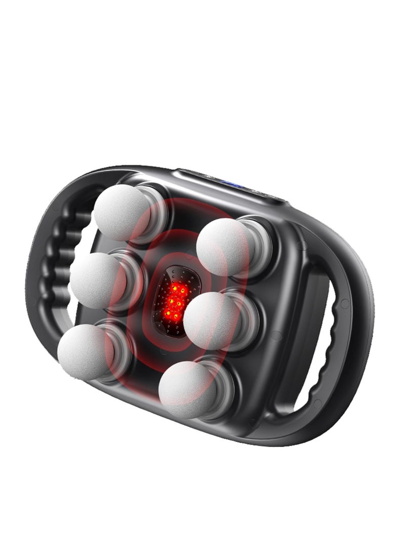 JAJEEK مسدس تدليك الأنسجة العميقة بـ 6 رؤوس – جهاز تدليك قوي للعضلات للفخذين والساقين والذراعين والظهر والرقبة والكتفين والأرداف والخصر للاسترخاء والتعافي وتخفيف الألم - Image 1