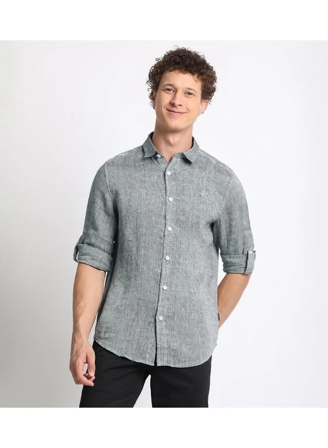 BEVERLY HILLS POLO CLUB Logo Embroidered Long Sleeves Shirt