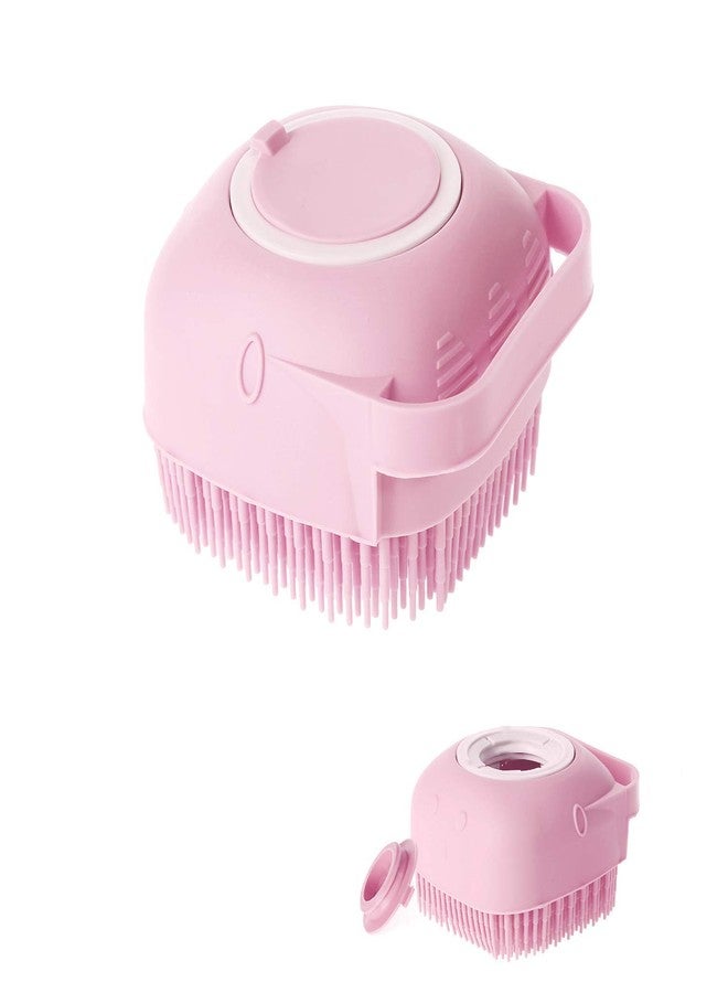 Incrizma Soft Silicone Bath Body Brush with Soap Dispenser, Reusable Exfloliating Body Scrubber for Gentle Skin Massage Exfoliation (80 ml, Random color) - Image 1