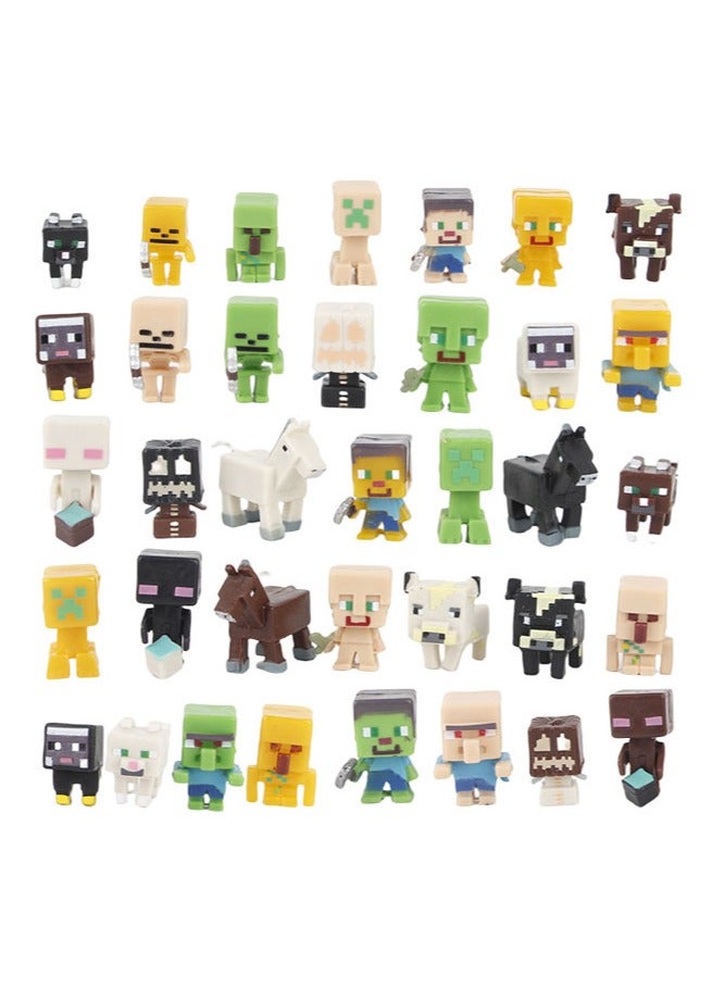 ماين كرافت 36 ماين كرافت يدوية الصنع الحلي ، مصغرة دمية كعكة الزينة ، هدايا للعائلة والأصدقاء