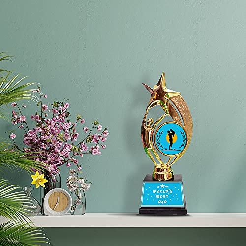 Tuelip Ceramic Father's Day Gift 'Best Dad' Printed Trophy | Father's Day | Best Gifts, 350 Milliliter, Multicolor - Image 4