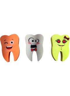 Vulli Tooth Shaped Eraser 3 Pieces  - Image 4