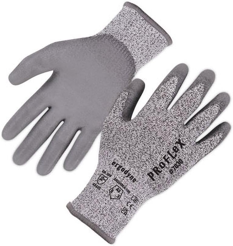 Ergodyne Ergodyne ProFlex 7030 Cut Protection Work Gloves ANSI A3 PU Coated Palms for Flexible No Slip Grip Abrasion Resistant 13g  - Image 2
