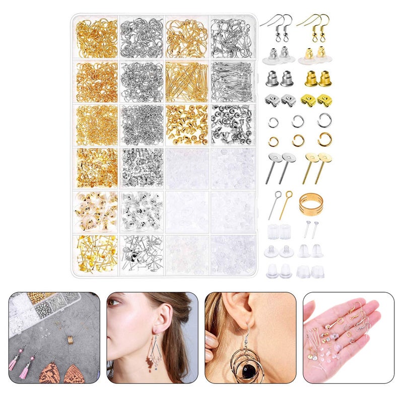 💍 خطاطيف أقراط لصناعة المجوهرات مواد متينة مثالية لإصلاح القطع - Image 4
