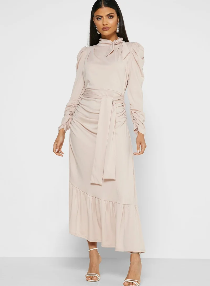 Khizana Ruffle Hem Maxi Dress