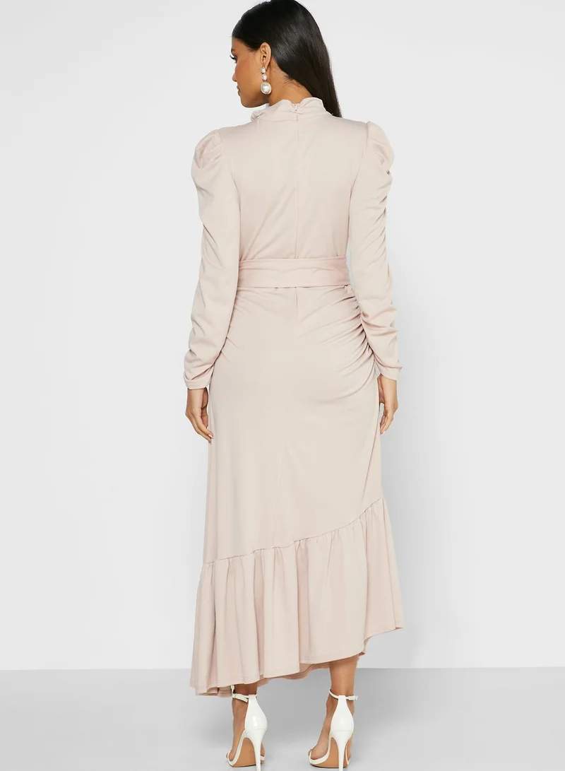 Khizana Ruffle Hem Maxi Dress