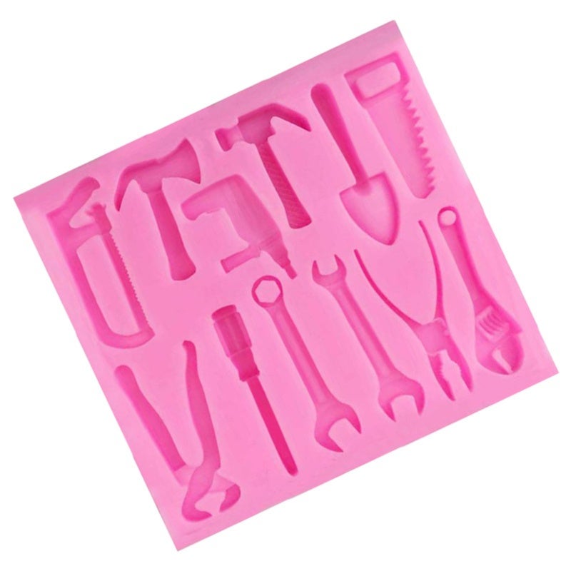 Resin Mold: Pink Silicone Casting Mold - Non-Stick Durable Silicone Mold for DIY Craft Enthusiasts, Home Decor & Themed Gift Making - Image 1
