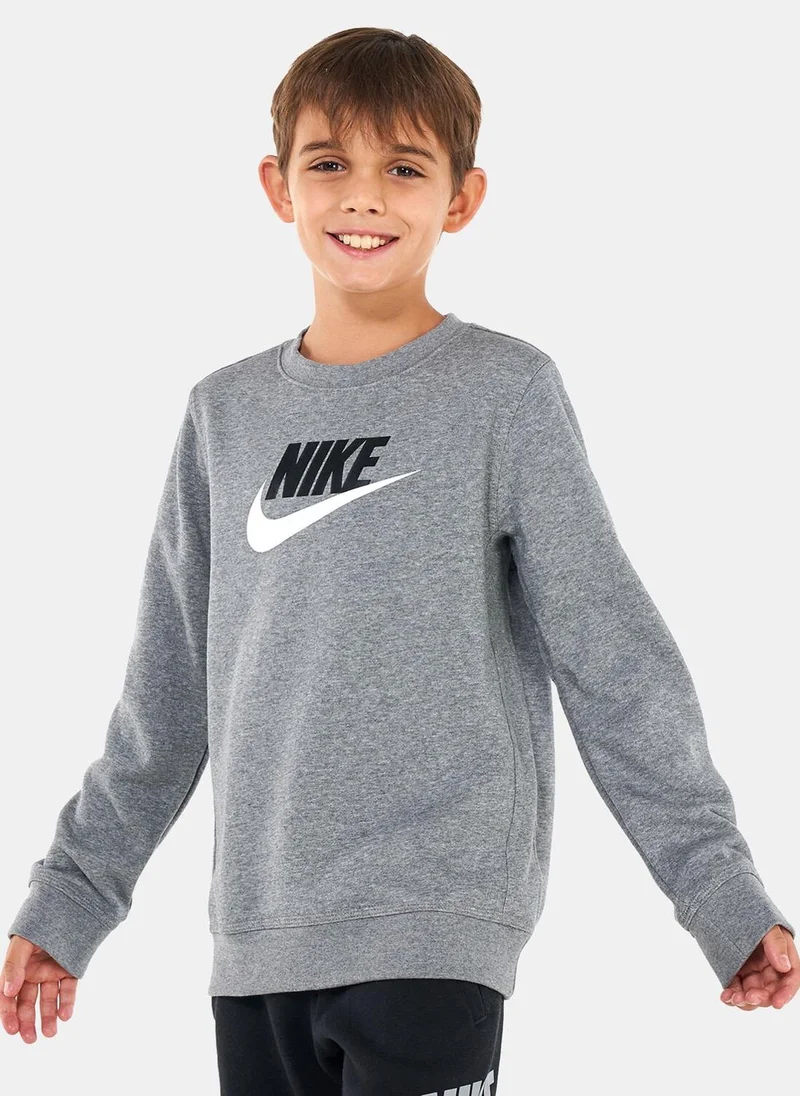 Nike Kids' Sportswear Club Fleece Sweatshirt (Older Kids)