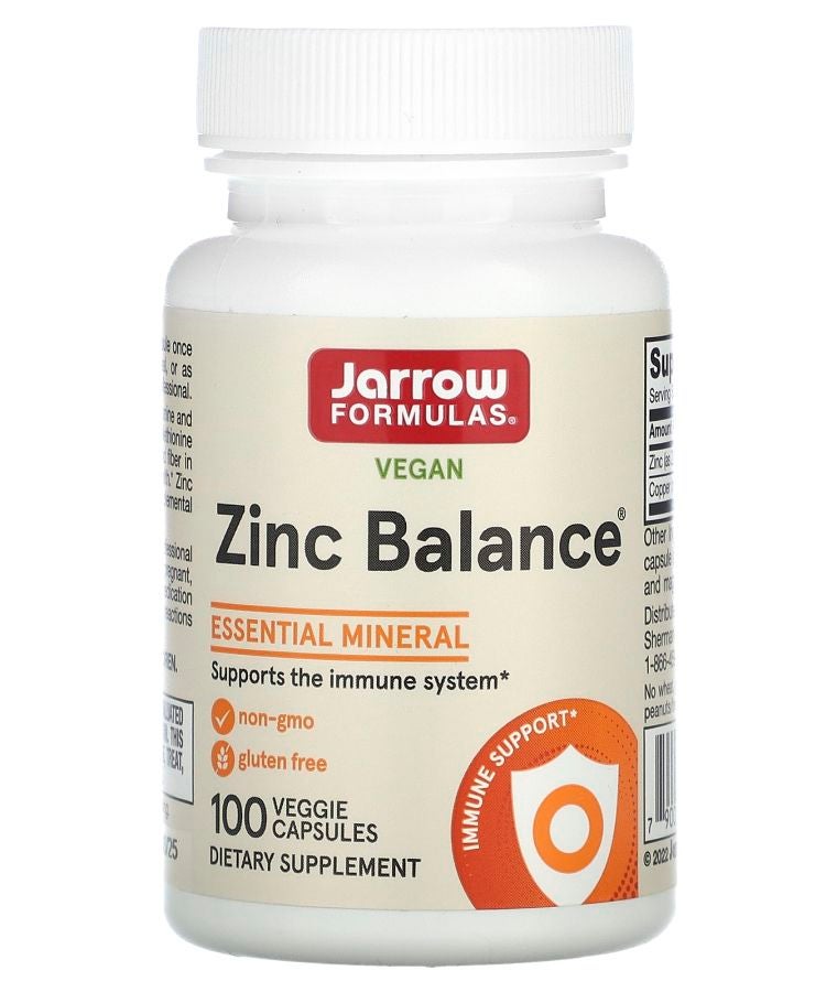 jarrow formulas Vegan Zinc Balance 100 Veggie Capsules