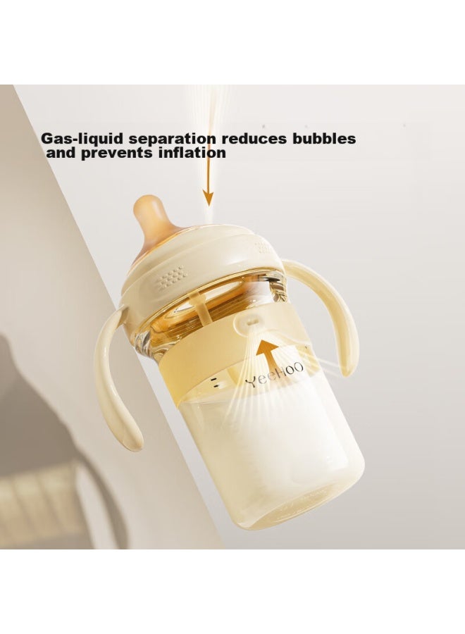 Yeehoo Newborn Anti-colic Noble Bottle, Baby Ppsu Bottle 150ml, Size S Nipple + Y Nipple - Image 3