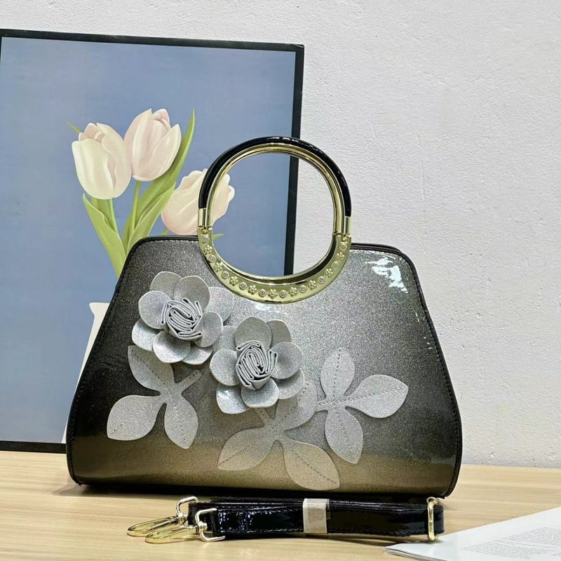 Texted Light Luxury All-Match Mother Bag Style Fashionable And Atmospheric Middle-Aged Women'S Handbag Bag For Mother-In-Law Gift - Image 2